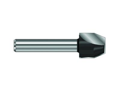 Fase-Bündigfräser HM D12,7mm 30° S8