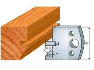 Profilmesser 40x4mm Nr.84