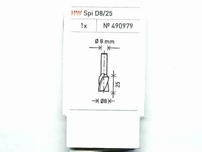 Festool Spiralnutfräser HW Spi S8 D8/25 490979