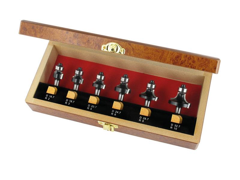 Abrundfräser-Set HM 6-teilig Abrundfräser-Set HM 6-teilig