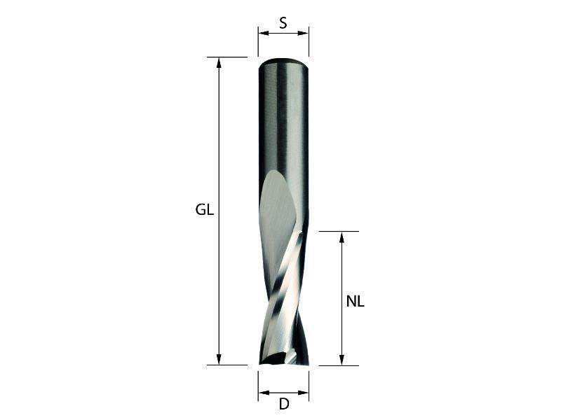 Spiralnutfräser VHW D3mm Z2