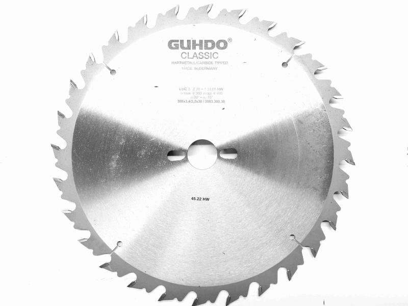 GUHDO HM-Kreissägeblatt Ø300x3,4/2,2x30mm 28 WZ GUHDO HM-Kreissägeblatt Ø300x3,4/2,2x30mm 28 WZ