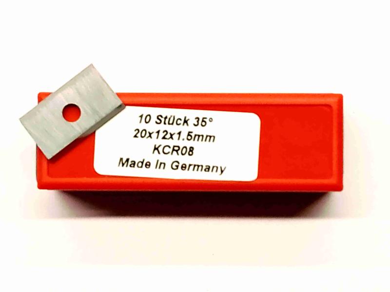 Wendeplatten 20x12x1,5mm Wendeplatten 20x12x1,5mm