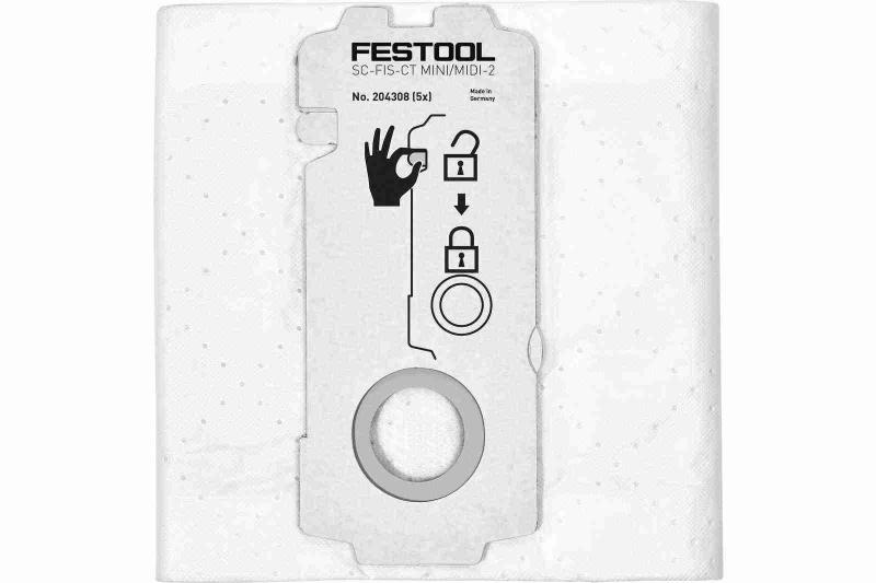 Festool SELFCLEAN Filtersack SC-FIS-CT MINI/MIDI-2/5/CT15 204308