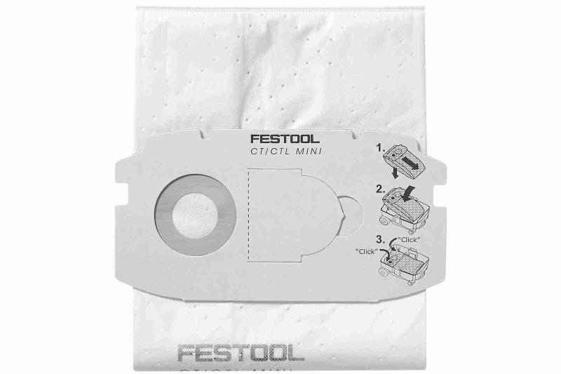 Festool SELFCLEAN Filtersack SC FIS-CT MINI/5 498410 Festool SELFCLEAN Filtersack SC FIS-CT MINI/5 498410