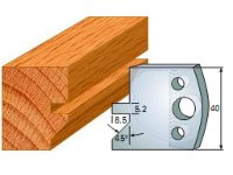 Profilmesser 40x4mm Nr.84
