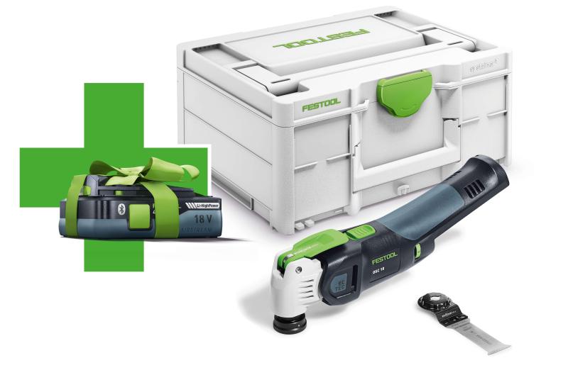 FESTOOL Akku-Oszillierer VECTURO OSC 18 E-Basic-4.0 (Promo-2021) FESTOOL Akku-Oszillierer VECTURO OSC 18 E-Basic-4.0 (Promo-2021)