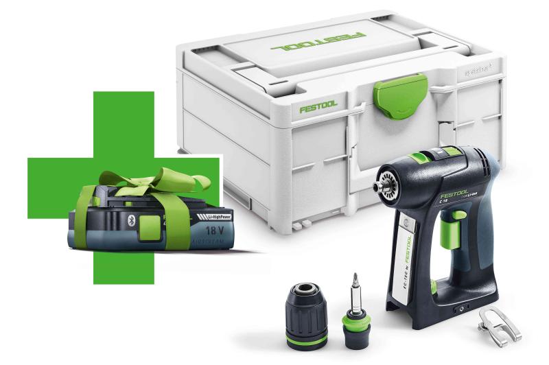 Festool Akku-Bohrschrauber C 18-Basic-4.0 (Promo 2021) Festool Akku-Bohrschrauber C 18-Basic-4.0 (Promo 2021)