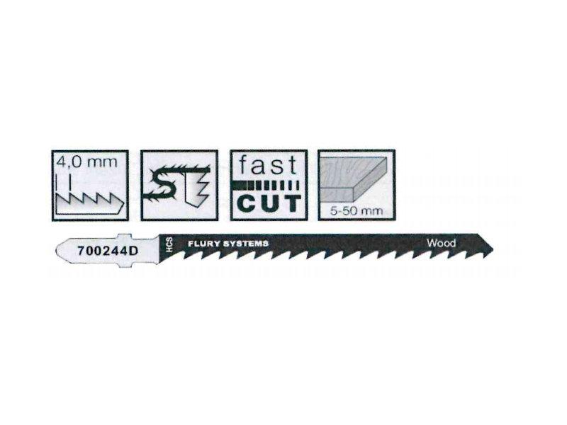 FLURY Stichsägeblätter T244D Details