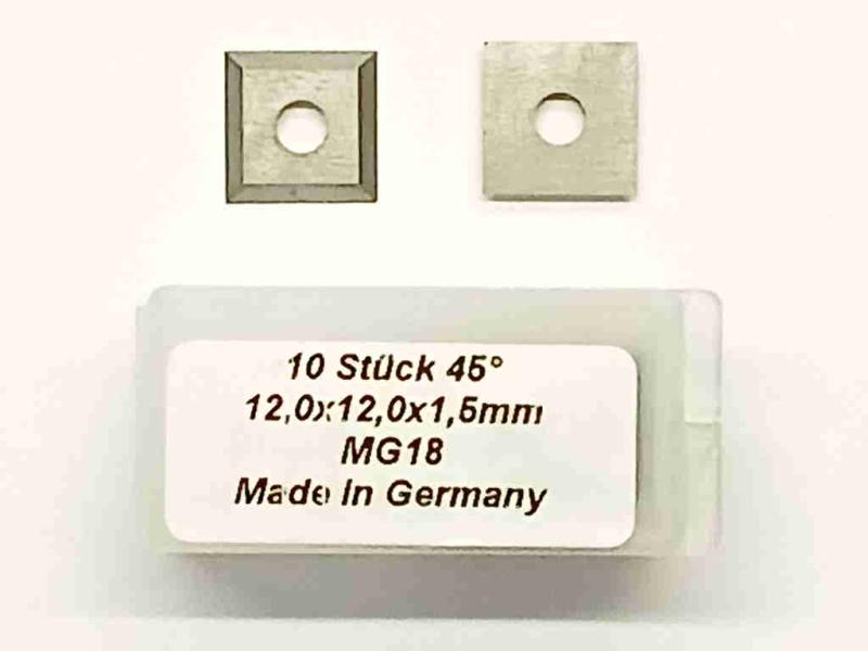 HM-Wendeschneidplatten 12x12x1,5mm Z4 (10 Stück)