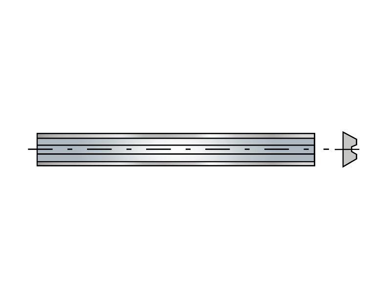 Wendemesser 82,0x5,5x1,1mm HM Z2